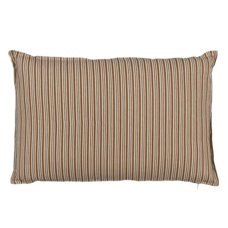 Cushion Cotton Brown Beige 60 x 40 cm