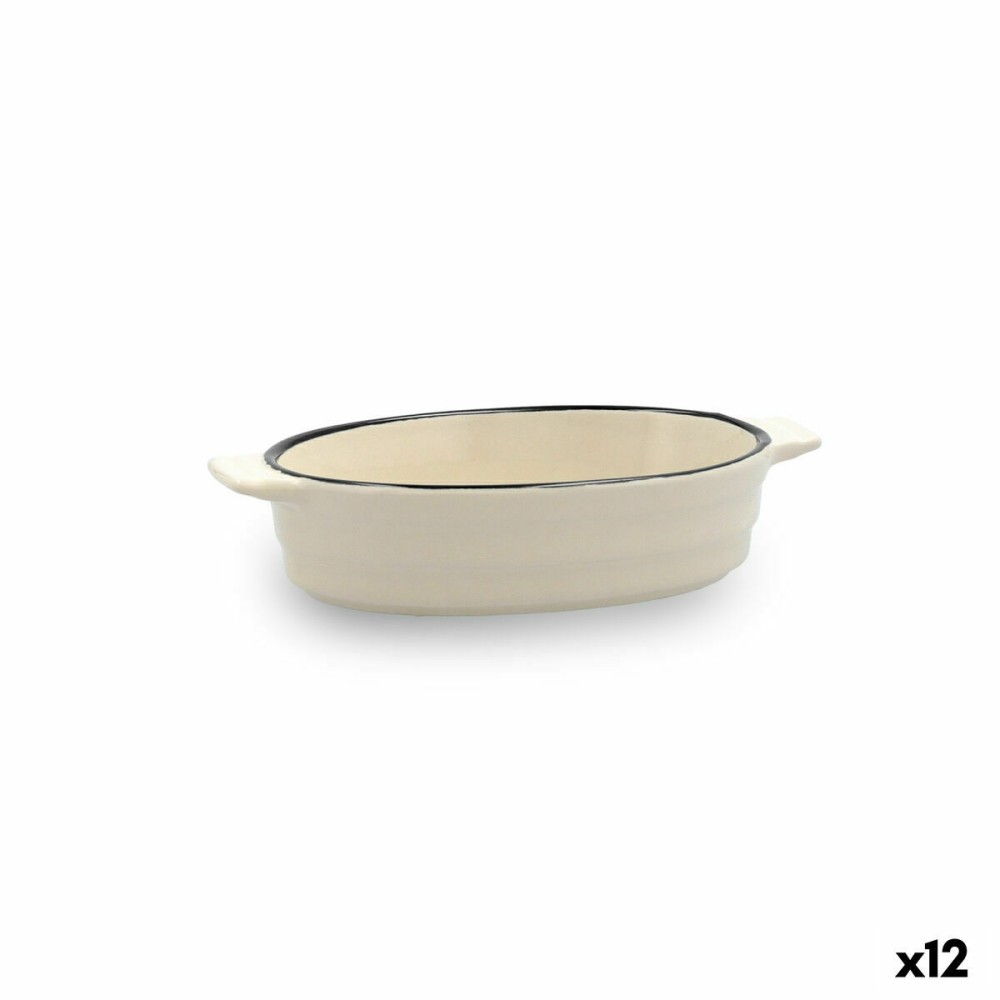 Casserole Quid Cocco Blanc Céramique 18 x 11 x 4 cm (12 Unités) (Pack 12x)