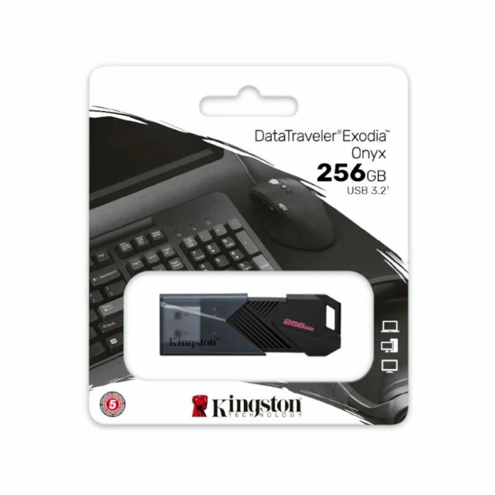 Clé USB Kingston DataTraveler Exodia Onyx Noir 256 GB
