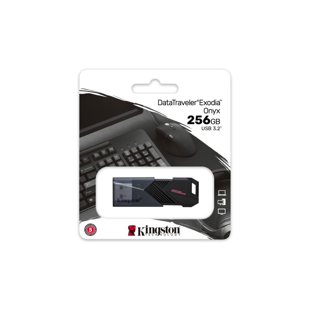 Clé USB Kingston DataTraveler Exodia Onyx Noir 256 GB