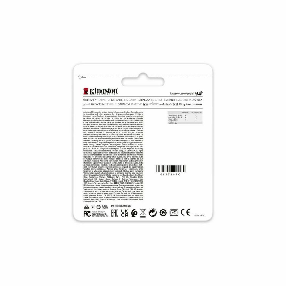Clé USB Kingston DataTraveler Exodia Onyx Noir 256 GB