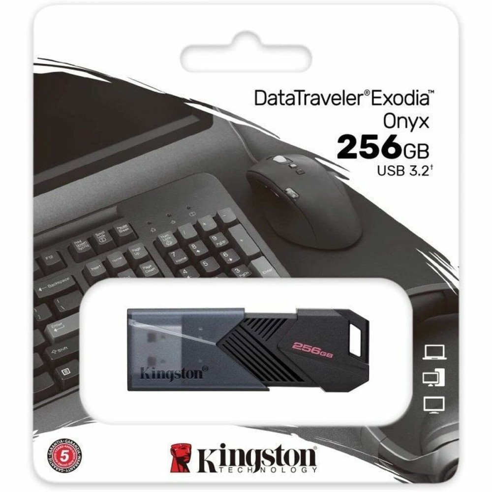 Clé USB Kingston DataTraveler Exodia Onyx Noir 256 GB