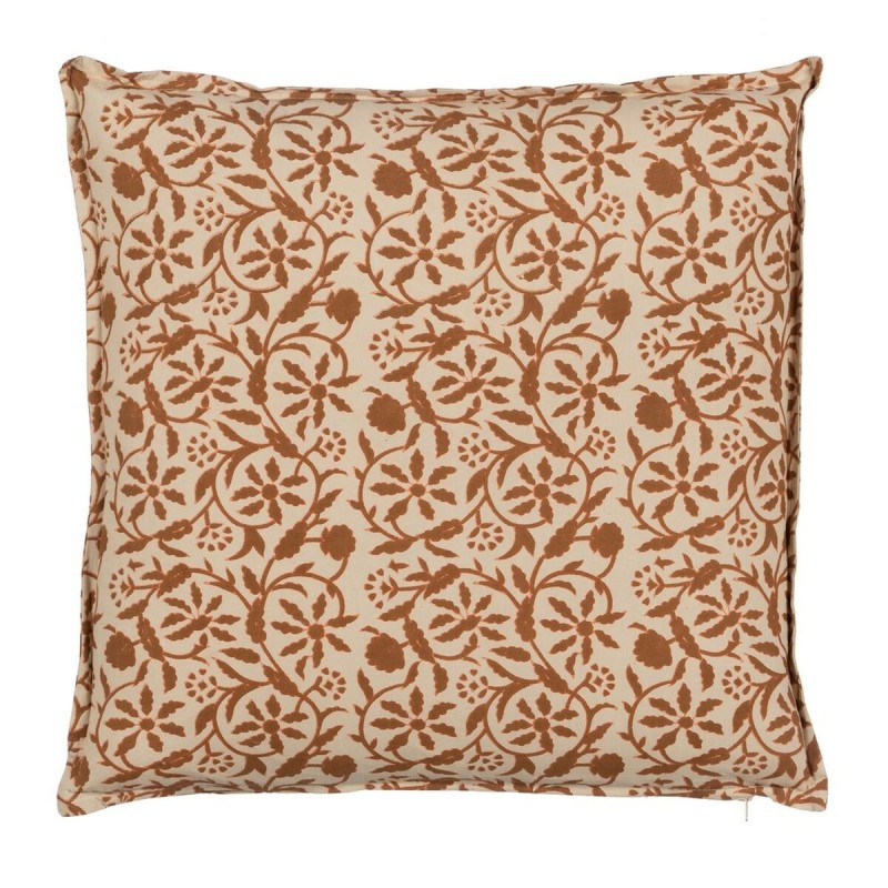 Kissen Baumwolle Braun Beige 50 x 50 cm