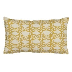 Cushion Cotton Beige Mustard 50 x 30 cm