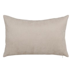 Coussin Polyester Beige 45 x 30 cm