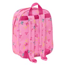 School Bag Barbie Pink Fuchsia 22 x 27 x 10 cm 3D