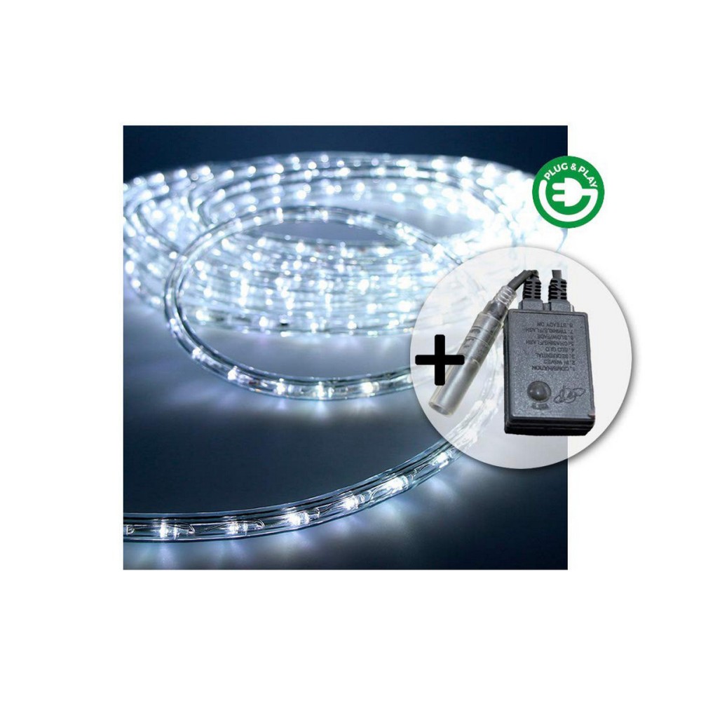 Schlauch LED EDM 71491 Flexiled Durchsichtig Kaltweiß 12 m