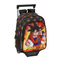 Schulrucksack mit Rädern Dragon Ball Schwarz 27 x 33 x 10 cm