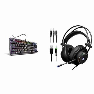 Tastatur Krom NXKROMKRNLTKL Schwarz Qwerty Spanisch