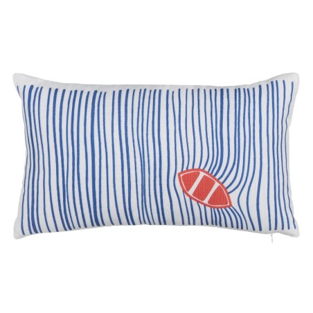 Coussin Polyester Bleu Blanc Rouge 50 x 30 cm