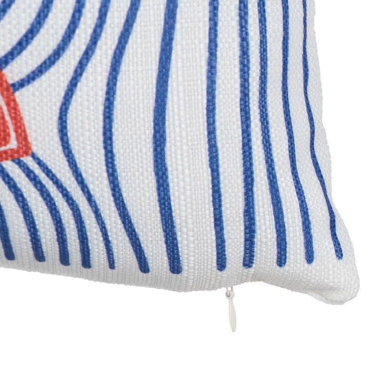 Coussin Polyester Bleu Blanc Rouge 50 x 30 cm