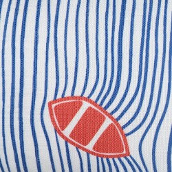 Coussin Polyester Bleu Blanc Rouge 50 x 30 cm