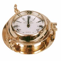 Wanduhr DKD Home Decor Kristall Gold Vintage Messing (23 x 7 x 23 cm)