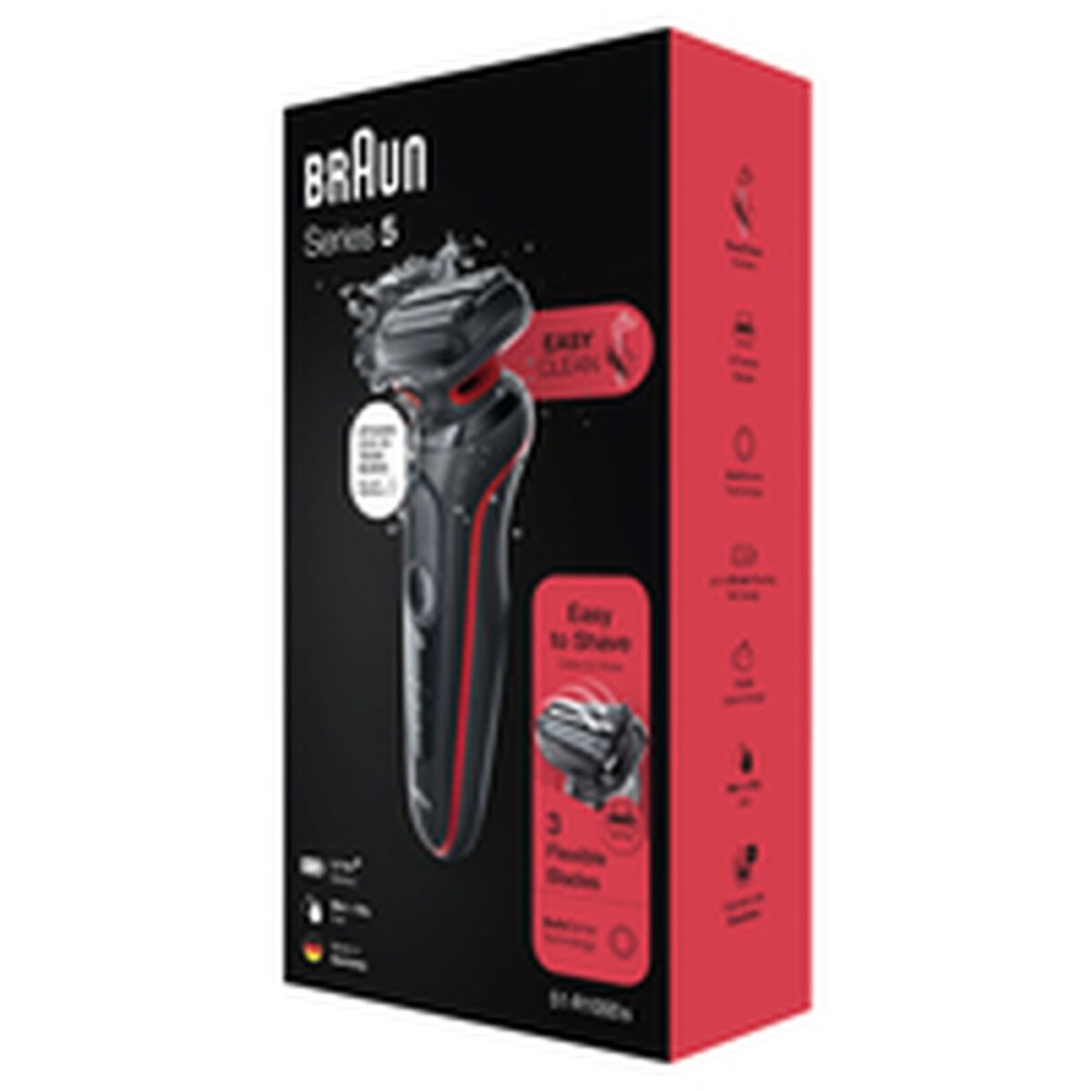 Machine à raser Braun 51-B1000s Rouge