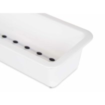 Cutlery Organiser Kinvara CN18819 White Black Natural rubber polypropylene 8,5 x 5 x 24 cm (36 Units)
