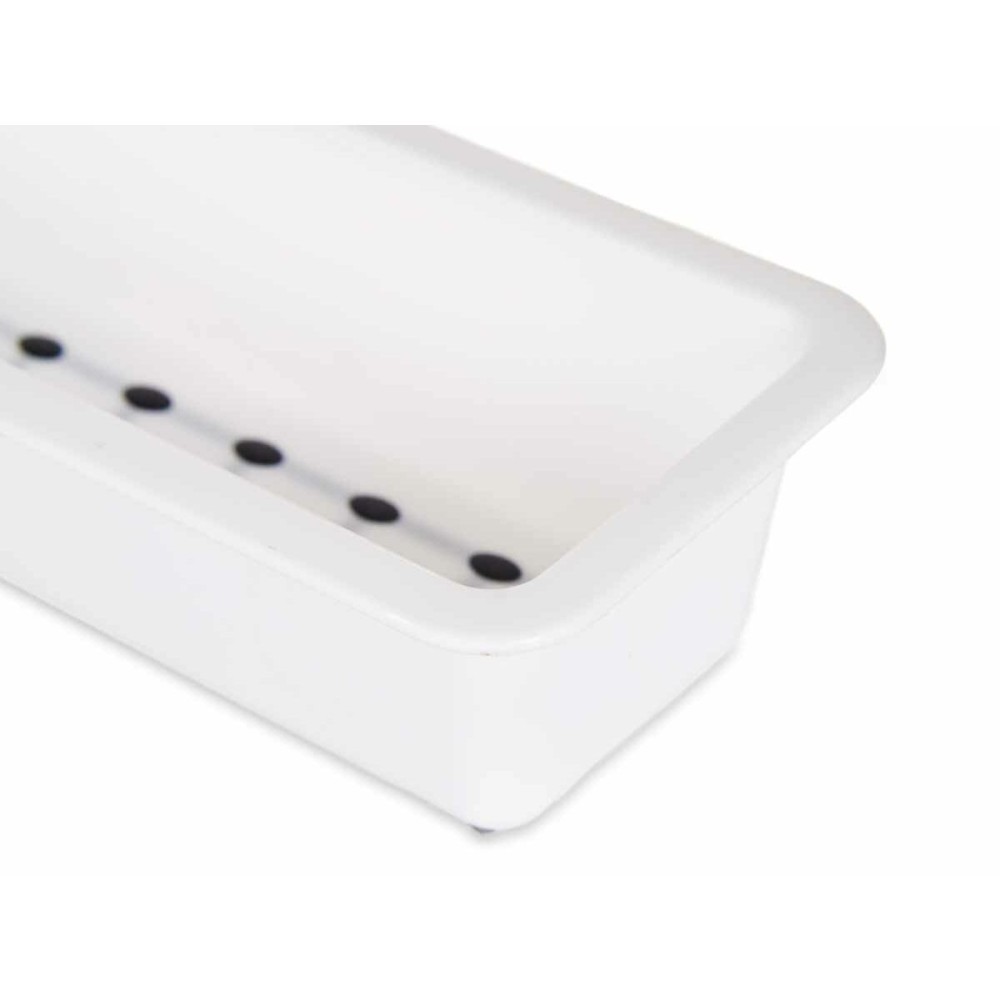 Cutlery Organiser Kinvara CN18819 White Black Natural rubber polypropylene 8,5 x 5 x 24 cm (36 Units)