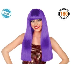 Long Haired Wig Purple