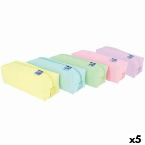 Trousse d'écolier Oxford LIVE & GO Multicouleur 22 x 8 x 7 cm (5 Unités)