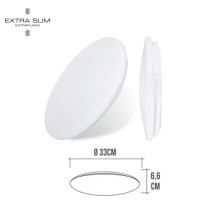 LED-Deckenleuchte EDM 220-240 V 18 W Polymer 1820 lm (33 x 6,6 cm)