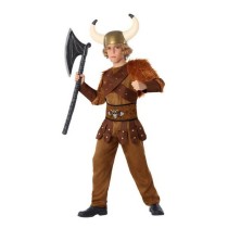 Costume for Children Brown Male Viking (5 Pieces)