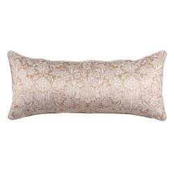 Kissen Beige Blomster 90 x 40 cm