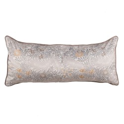 Coussin Beige Fleurs 90 x 40 cm