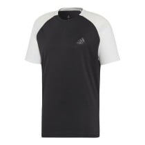 Herren Kurzarm-T-Shirt Adidas CLUB C/B TEE DU0873 Schwarz