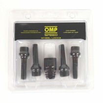 Vis antivol OMP OMPS09851201 M12 x 1,25 4 uds Noir