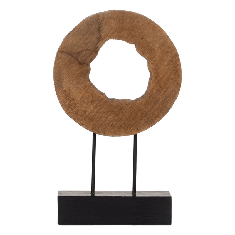 Sculpture Beige Bois de manguier 31,5 x 9 x 47,5 cm