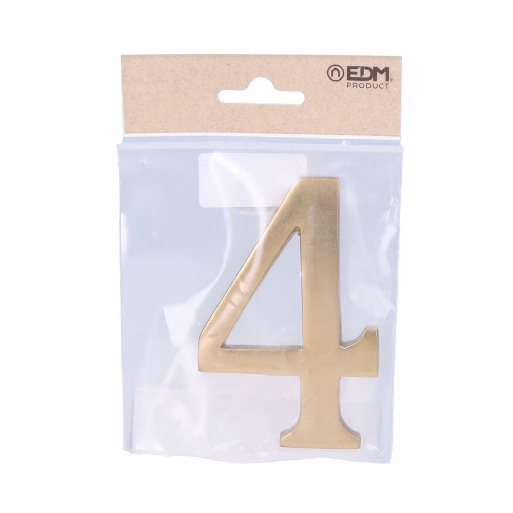 Number EDM 85036 4 Golden Brass