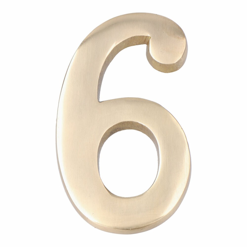 Number EDM 85038 6 Golden Brass
