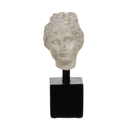 Sculpture White Black Resin 9 x 8 x 22 cm Lady