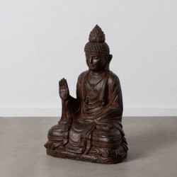 Skulptur Braun Harz 56 x 42 x 88 cm Buddha