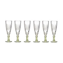 Champagnerglas Vivalto Exotic grün Kristall 170 ml (6 Stück)