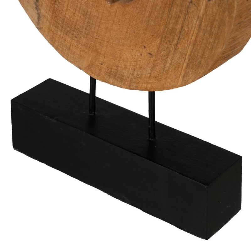 Sculpture Beige Bois de manguier 38 x 8 x 52 cm