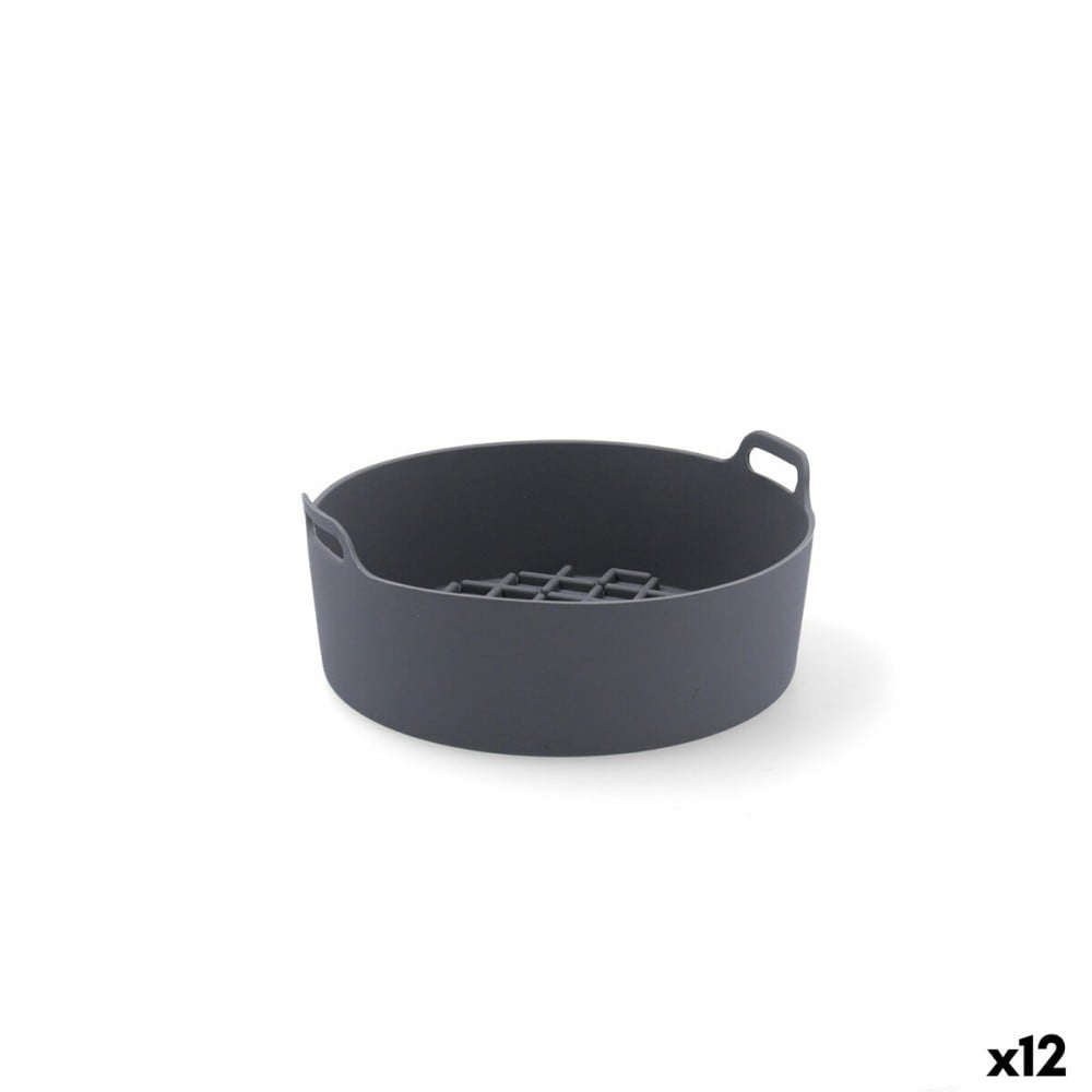 Fritteuse Korb Quid Naturalia Silikon 18 x 7,8 cm (12 Stück)