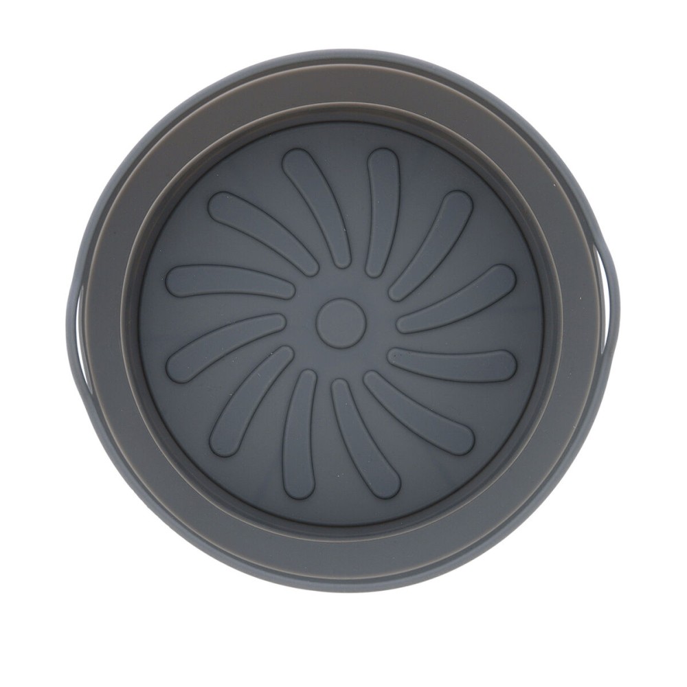 Folding Silicone Basket for Air Fryer Quid Naturalia 20 x 20 x 7 cm (12 Units)