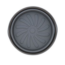 Folding Silicone Basket for Air Fryer Quid Naturalia 20 x 20 x 7 cm (12 Units)