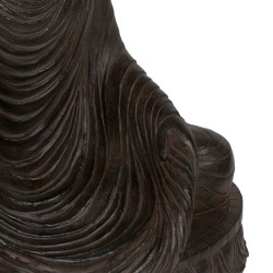 Skulptur Braun Harz 62,5 x 43,5 x 77 cm Buddha