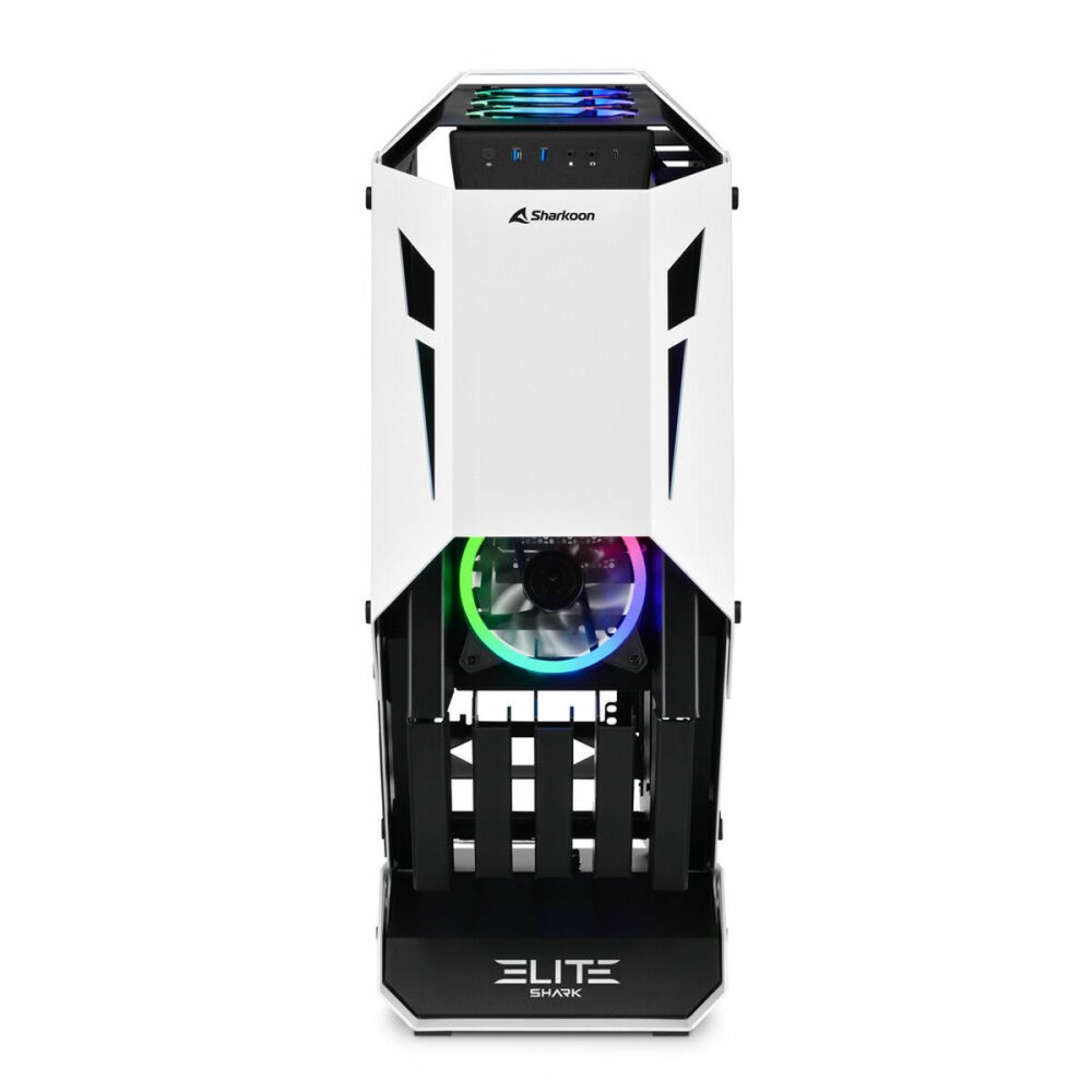 ATX Semi-tower Box Sharkoon ELITE SHARK CA700 LED RGB Black/White White