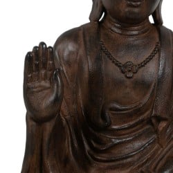 Skulptur Braun Harz 56 x 42 x 88 cm Buddha