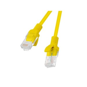 UTP starres Netzwerkkabel der Kategorie 5e Lanberg PCU5-20CC-0025-Y Gelb 25 cm