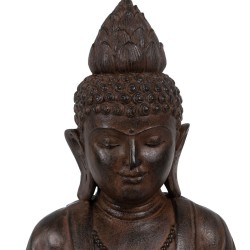 Skulptur Braun Harz 56 x 42 x 88 cm Buddha