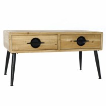 Side table DKD Home Decor Brown Black Metal Fir 100 x 50 x 52,5 cm