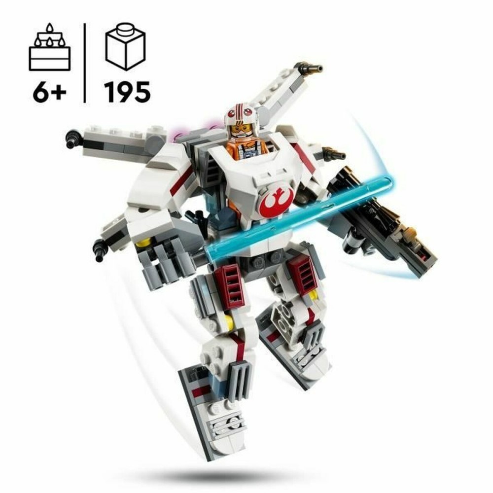 Set de construction Lego Luke Skywalker's X-Wing Mech Multicouleur