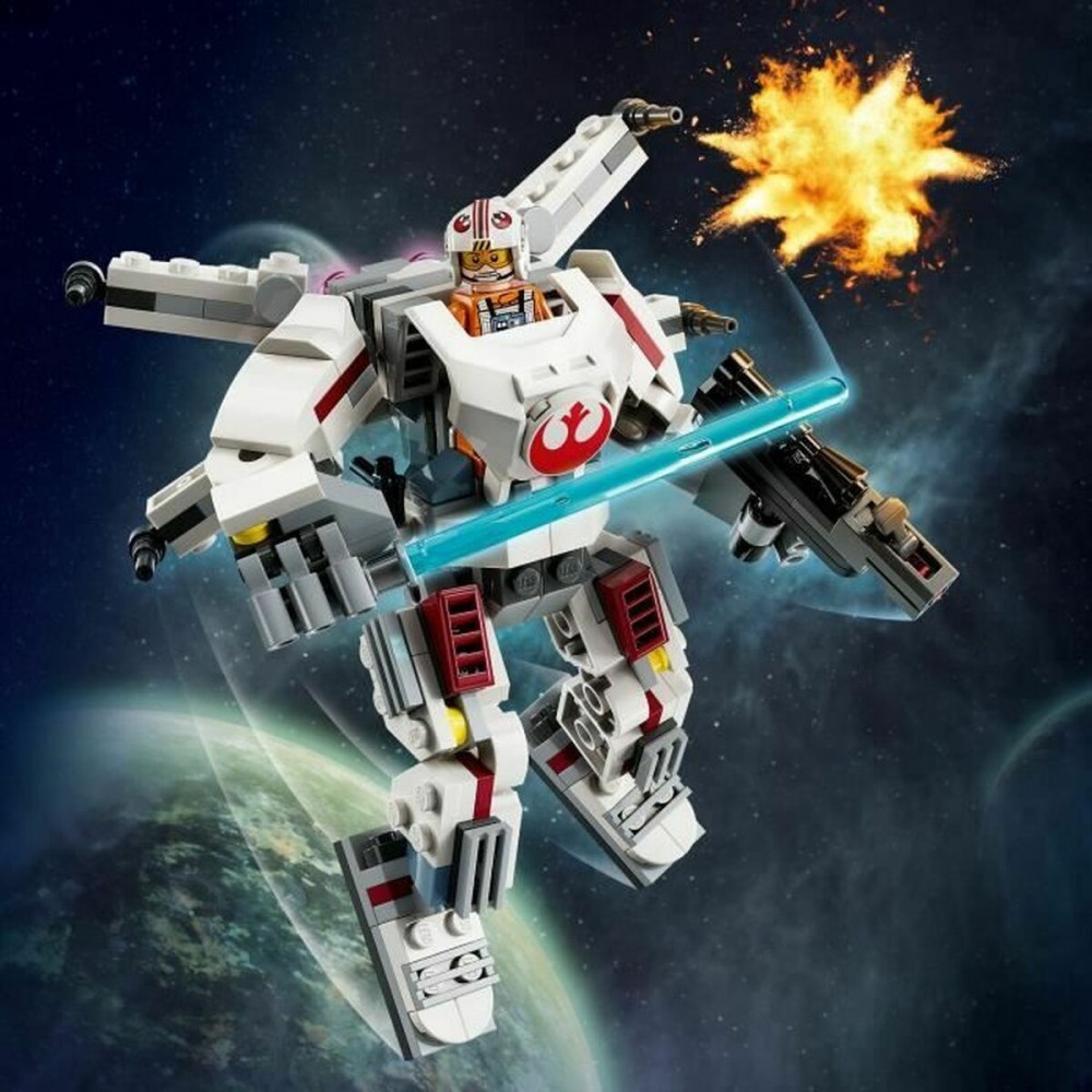 Set de construction Lego Luke Skywalker's X-Wing Mech Multicouleur