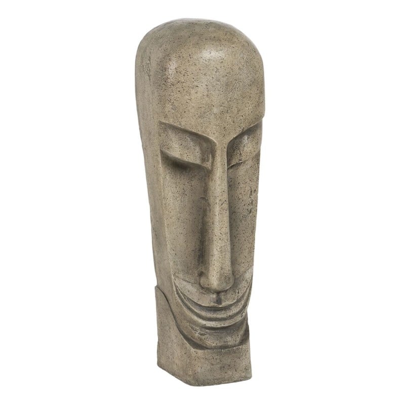 Skulptur Beige Harz 30,3 x 26,3 x 94 cm