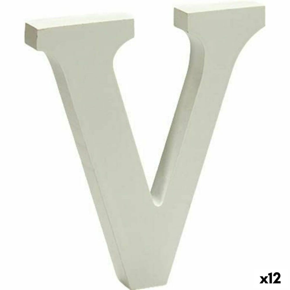 Buchstabe Pincello 1711022 1,8 x 21 x 17 cm Buchstabe V (12 Stück)