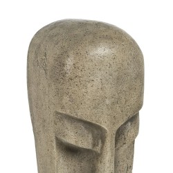 Skulptur Beige Harz 30,3 x 26,3 x 94 cm