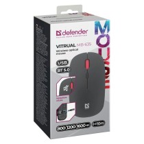 Drahtlose Bluetooth Maus Defender VITRUAL MB-635 Schwarz 1600 dpi
